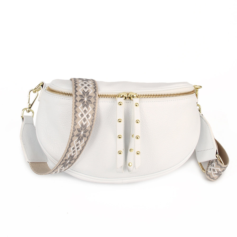 Obsessed Bag in White Gold