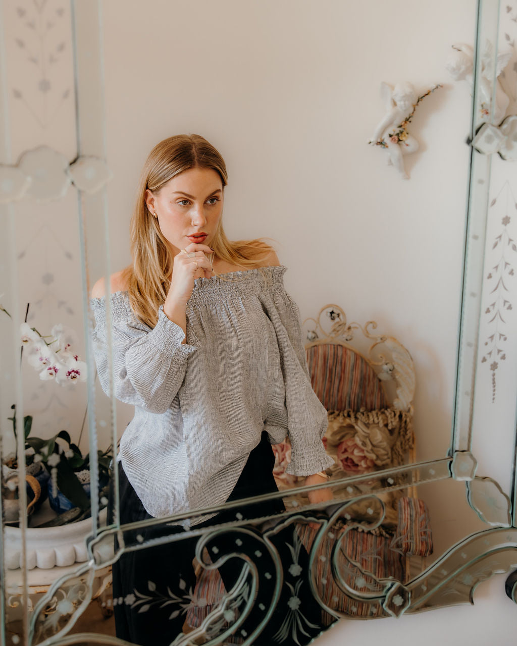 
                  
                    Mia Stripe Top
                  
                
