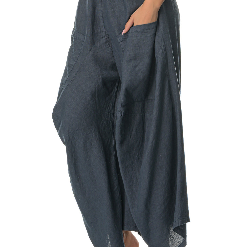 
                  
                    Jo Pant navy side view
                  
                