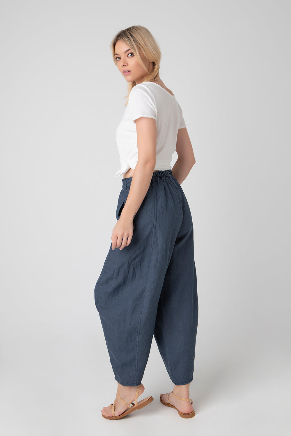 
                  
                    Genie Pant Navy back view
                  
                