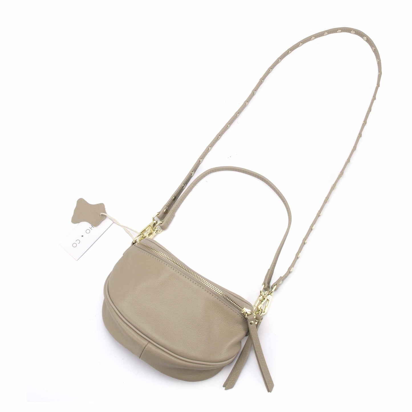 
                  
                    Mini Obsessed bag in Taupe
                  
                