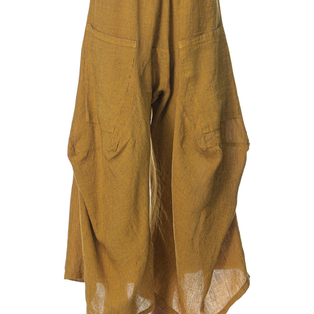 
                  
                    Jo Pant stripe Mustard front view
                  
                