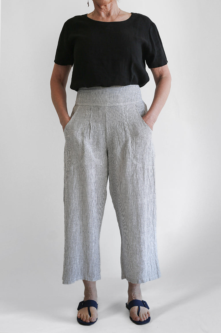 Stripe Yoke Pant