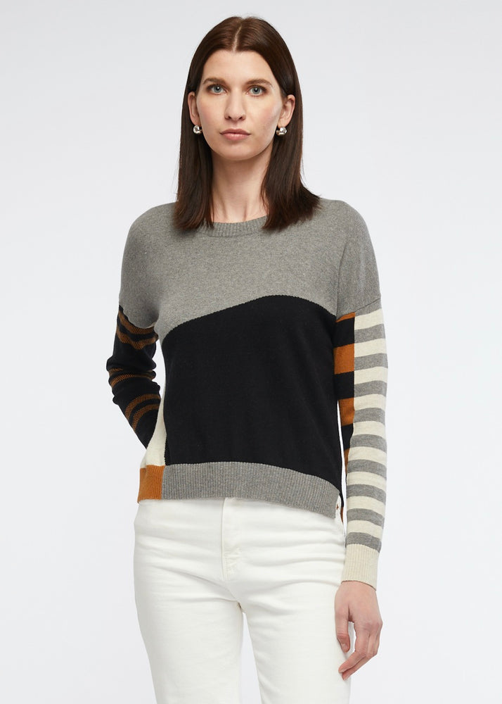 
                  
                    Eclectic Intarsia Jumper in Grey and Black
                  
                
