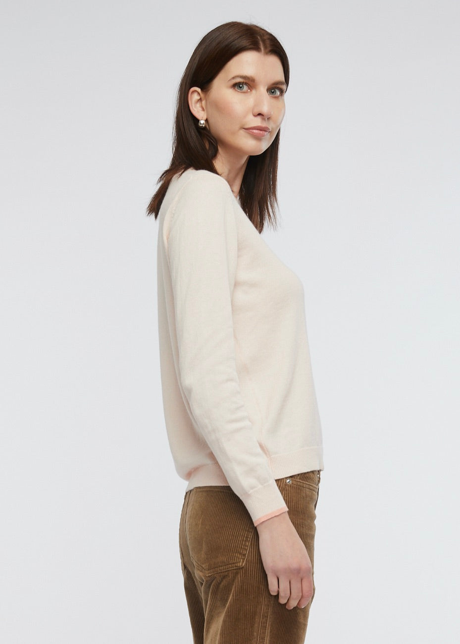
                  
                    Hearts patch jumper by Zaket & Plover in Blossom
                  
                