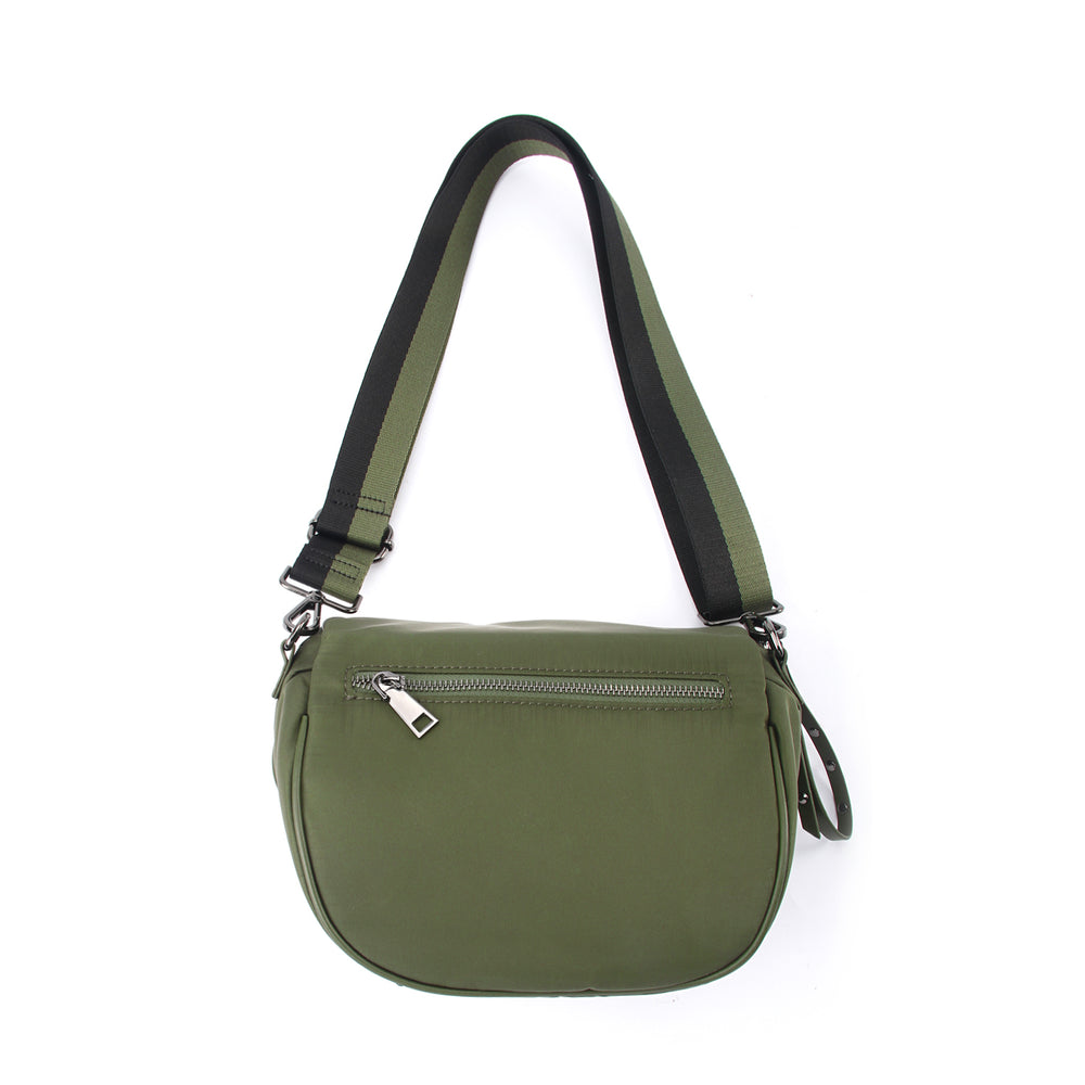 
                  
                    Obsessed Canvas Khaki/ Gold Bag
                  
                