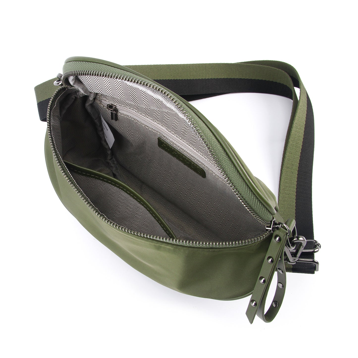 
                  
                    Obsessed Canvas Khaki/ Gold Bag
                  
                