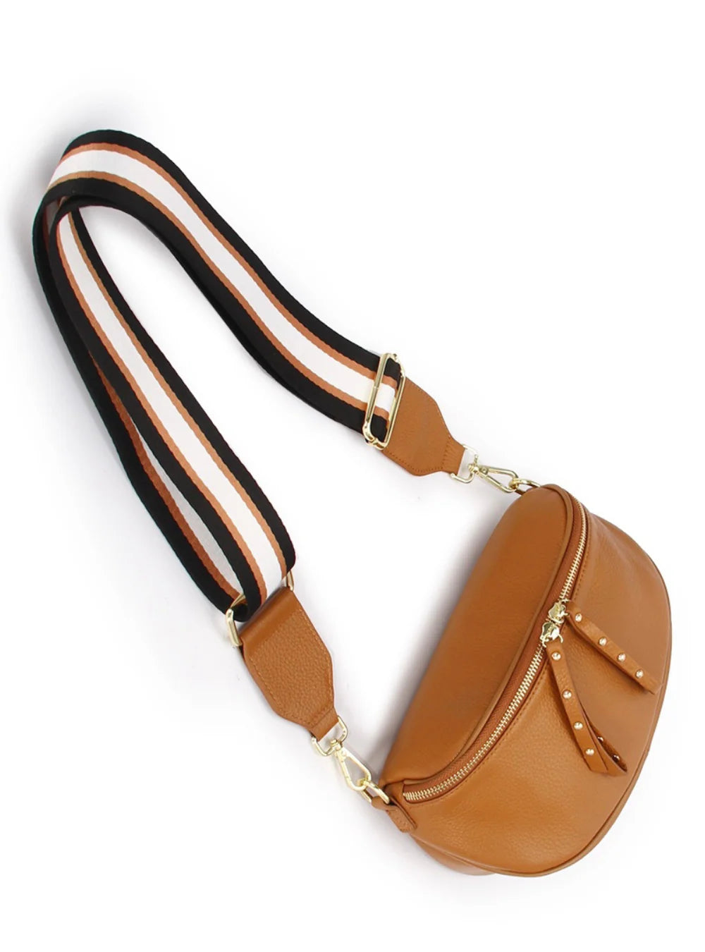 Obsessed Camel/ Gold Bag